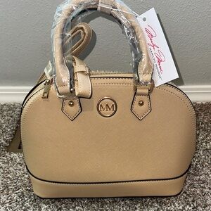 Marilyn Monroe Tan Satchel Bag